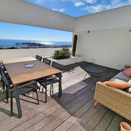 Lägenhet Beautiful 65m With Terrace Sea View Pool *